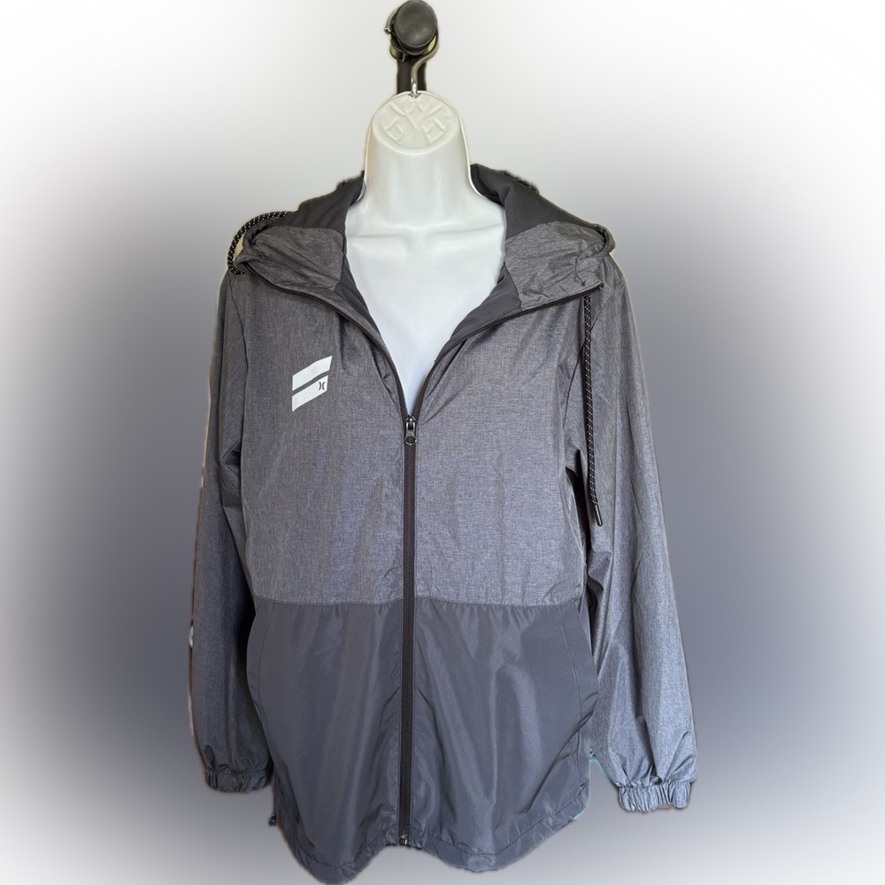 Hurley Exist Men’s Full Zip Windbreaker Jacket Size Small